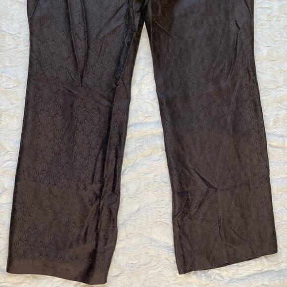 Ann Taylor Brown Mid Rise Wide Leg Trouser - Women’s 14 - Picture 3 of 8